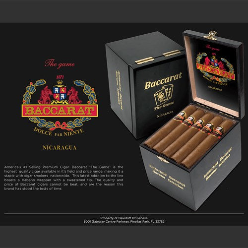 Baccarat Nicaragua King Presidente Medium Flavored Cigars Boston's Cigar Shop