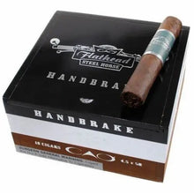 Load image into Gallery viewer, CAO Flathead Steel Horse handbrake full-flavored cigars with distinctive packaging and branding from Boston's Cigar Shop.