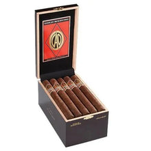 Load image into Gallery viewer, Medium-flavored CAO Gold Maduro Churchill cigar with a dark, oily wrapper, showcasing its premium construction and rich texture.