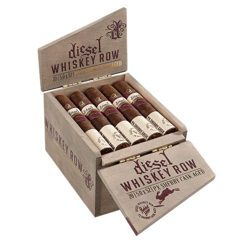 Diesel Whiskey Row Sherry Cask Gigante Medium Flavored Cigars Boston's Cigar Shop