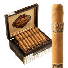 Load image into Gallery viewer, Drew Estate Tabak Especial Robusto Dulce medium-flavored cigar pack with wrapped cigars showing the band and rich brown wrappers