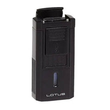 Load image into Gallery viewer, Lotus Duke V Triple Torch V-Cut Black - Bosstyles Boston's Cigar ShopLotus Duke V Triple Torch V-Cut Black