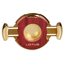 Load image into Gallery viewer, Lotus Meteor 64 Ring Gauge Cutter Gold & Mahogany - Bosstyles Boston's Cigar ShopLotus Meteor 64 Ring Gauge Cutter