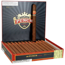 Load image into Gallery viewer, Medium-flavored Punch Presidente Honduran cigars displayed in a box, showcasing their smooth, handcrafted Cuban-style cigars.