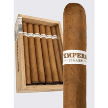 Load image into Gallery viewer, RoMa Craft Intemperance EC XVIII Virtue Short Robusto mild flavor cigar, showcasing the premium cigar with rich wrapper and band details.