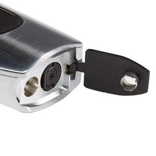 Load image into Gallery viewer, Vertigo Big Buddha cigar table lighter by Boston's Cigar Shop featuring brushed chrome and black finish.