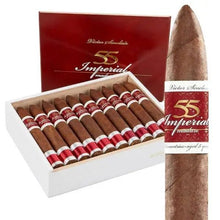 Load image into Gallery viewer, Victor Sinclair Serie '55' Imperial Maduro Torpedo cigar displaying dark maduro wrapper and torpedo shape, medium flavored cigar.