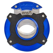 Load image into Gallery viewer, Blue Xikar Enso cigar cutter with sleek, ergonomic design and sharp blades for precise cigar cutting.