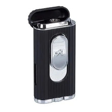 Load image into Gallery viewer, Xikar Hedron Lighter Black Chrome - Bosstyles Boston's Cigar ShopXikar Hedron Lighter Black Chrome