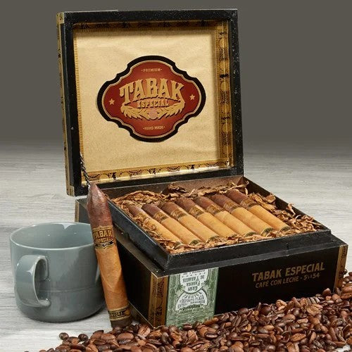 Drew Estate Tabak Especial Limited Cafe con Leche (Belicoso) Coffee infused Boston's Cigar Shop
