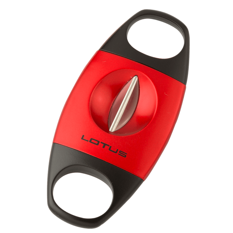 Lotus Jaws Serrated V-Cutter Red Boston's Cigar Shop