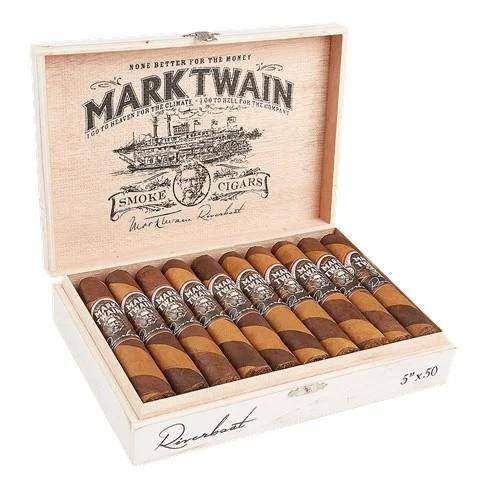 Mark Twain Riverboat Robusto Medium Flavored Cigars Boston's Cigar Shop