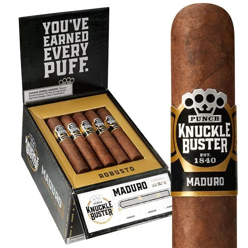 Punch Knuckle Buster Maduro Robusto Medium Flavored Cigars Boston's Cigar Shop