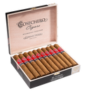 Sweet flavored Cosechero Connecticut Premium Robusto cigar from Boston's Cigar Shop with a smooth, caramel-colored wrapper.