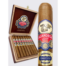 Aganorsa Leaf La Validacion Connecticut Gran Robusto BP cigar with a medium flavor, featuring a smooth, light-colored wrapper.