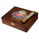 Aganorsa Leaf La Validacion Connecticut Gran Robusto BP medium-flavored cigar with a smooth, light-colored wrapper and double robusto size.