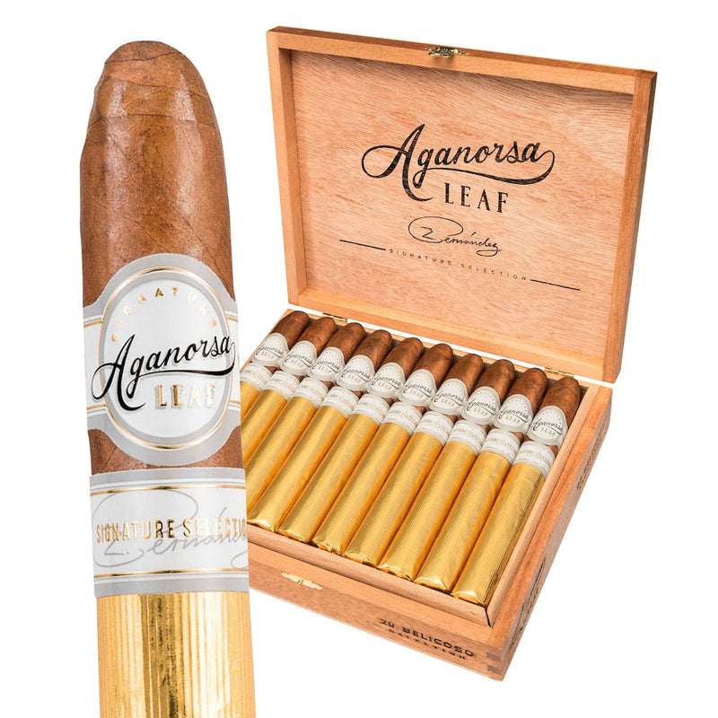 Aganorsa Leaf Signature Selection Casa Fernandez Belicoso Medium Flavored Cigars Boston's Cigar Shop