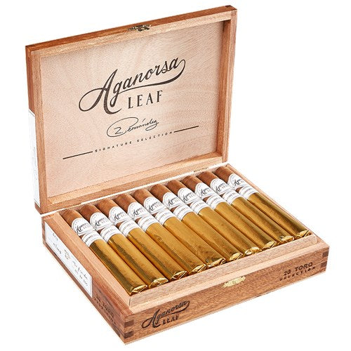 Aganorsa Leaf Signature Selection Casa Fernandez Corona Gorda Medium Flavored Cigars Boston's Cigar Shop