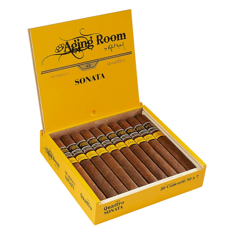 Aging Room Quattro Nicaragua Sonata Espressivo Robusto Medium Flavored Cigars Boston's Cigar Shop