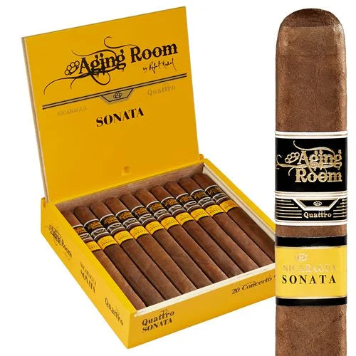 Aging Room Quattro Nicaragua Sonata Espressivo Robusto Medium Flavored Cigars Boston's Cigar Shop