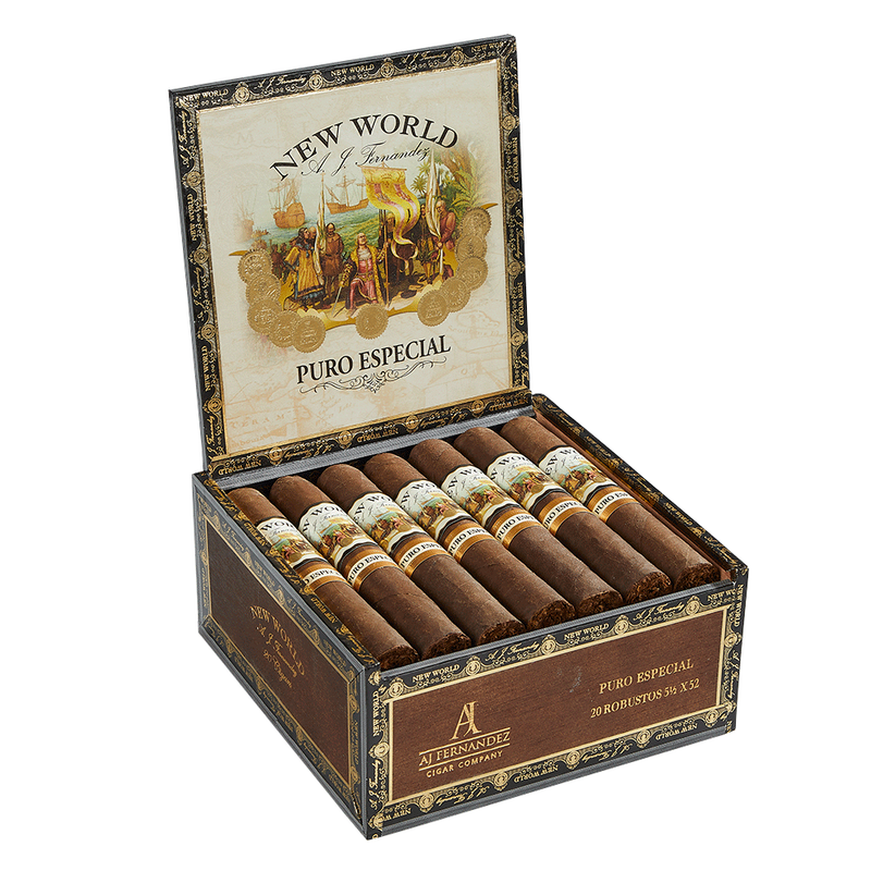 AJ Fernandez New World Puro Especial Robusto Medium Flavored Cigars Boston's Cigar Shop