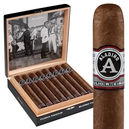 Aladino Fuma Noche Maduro Super Toro