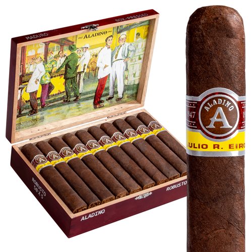 Aladino Maduro Gordo Medium Flavored Cigars Boston's Cigar Shop