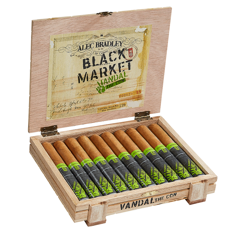 Alec Bradley Black Market Vandal 'The Con' Toro Medium Flavored Cigars Boston's Cigar Shop