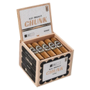 Alec Bradley Chunk Shade XL Gordo medium-flavored cigar pack with several cigars displayed on a wooden surface.