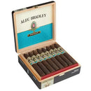 Alec Bradley Prensado Torpedo medium-flavored cigar box with several cigars showing textured wrapper and tapered torpedo ends