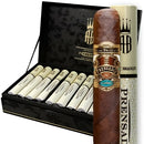 Alec Bradley Prensado Tubo medium flavored cigars in protective tubes, showcasing their rich packaging and premium cigar appearance.