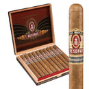 Alec Bradley Reserve Connecticut Churchill cigar with mild flavor, displayed in a close-up shot showing the cigar's wrapper and band.