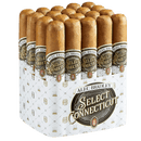 Alec Bradley Select Connecticut Robusto cigar with medium flavor, featuring a smooth Connecticut wrapper and rich cigar band.