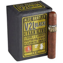 Alec Bradley V2L Black Robusto medium flavor cigar, dark wrapper, with the cigar displaying its band and smooth surface.