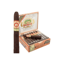 Load image into Gallery viewer, Arturo Fuente Cuban Corona Maduro medium flavor cigar with dark wrapper and band, displayed on a wooden surface.
