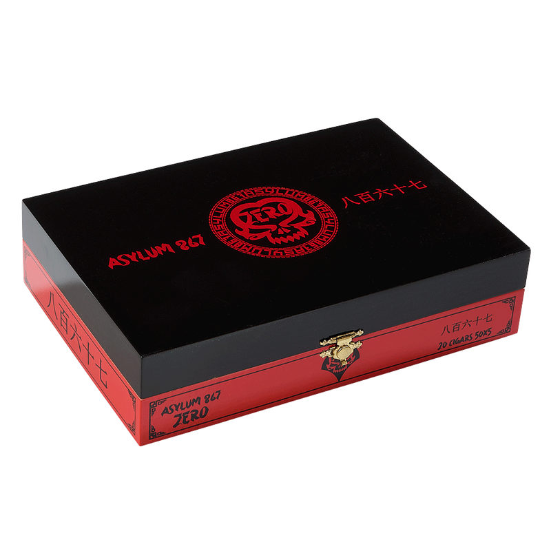 Asylum 13 867 Zero Robusto Medium Flavored Cigars Boston's Cigar Shop