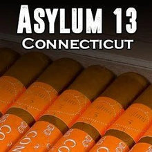 Load image into Gallery viewer, Asylum 13 Connecticut is handcrafted in Honduras and features a silky, golden Ecuadorian Connecticut wrapper.
