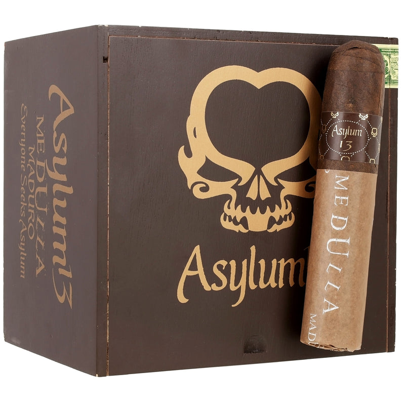 Asylum 13 Medulla Maduro 550 Robusto Medium Flavored Cigars Boston's Cigar Shop