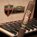 Ave Maria Dark Knight Robusto medium flavored cigars, featuring rich, dark wrapper and smooth draw, displayed in a close-up shot.