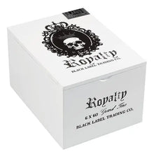 Load image into Gallery viewer, Black Label Trading Co. Royalty Gran Toro Gordo medium flavored cigars, showcasing the dark wrapper and premium cigar band.
