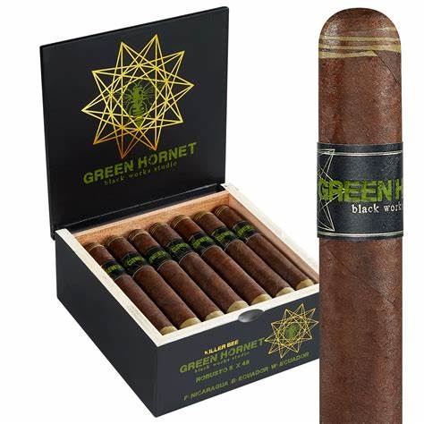 Black Works Studio Green Hornet Corona Larga Corona Extra Full Flavored Cigars Boston's Cigar Shop