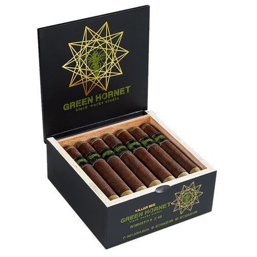 Black Works Studio Green Hornet Corona Larga Corona Extra Full Flavored Cigars Boston's Cigar Shop