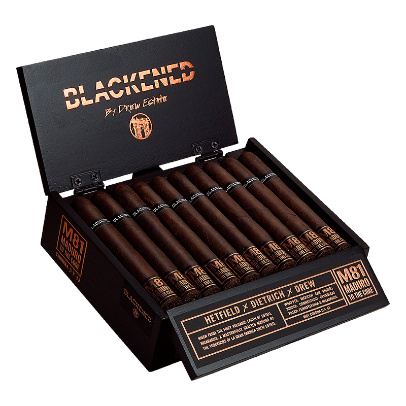 Blackened By Drew Estate Corona Medium Flavored Cigars Boston's Cigar Shop