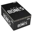 Medium flavored CAO Bones Matador Churchill cigar resting on a wooden surface, showcasing its dark wrapper and band.