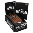 Medium flavored CAO Bones Matador Churchill cigar from Boston's Cigar Shop, showcasing the cigar's band and rich wrapper.