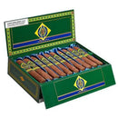 Box-pressed CAO Brazilia Robusto full-flavored cigars, showcasing rich, dark tobacco leaves and a smooth, robust cigar profile.