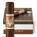 CAO Flathead Steel Horse Apehanger full-flavored cigars displayed in a box, featuring distinctive band design and premium cigar packaging.