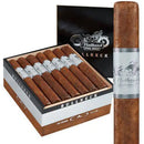 Cao Flathead Steel Horse Bullneck Toro full-flavored cigar with dark wrapper and band, showcased on a wooden surface.