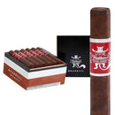 Full-flavored CAO Flathead Steel Horse Roadkill cigar pack with bold, detailed cigar images, showcasing the premium cigar branding.