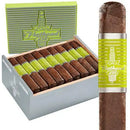 Full-flavored CAO Flathead V450 Sparkplug Robusto cigar displayed with emphasis on its rich, full-bodied appearance and packaging.